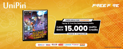 Free Fire x Naruto: Duo Emote Pertarungan Terakhir Hadir di UniPin!